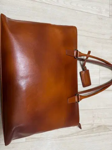 브라운 가죽 토트백 (MOTHER HOUSE)