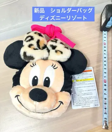 미니 레오파드 무늬 표범 무늬 레오파드 숄더백 디즈니 리조트