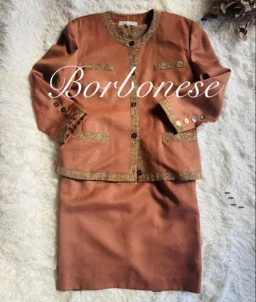 Borbonese 볼보네제 수트 L 새상품급 카멜 울 100%