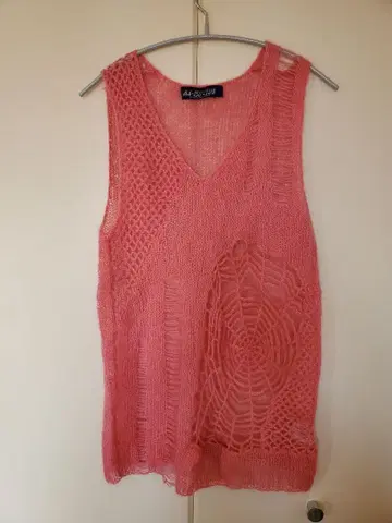 batsu-club 거미줄 모헤어 니트 스파이더 웹