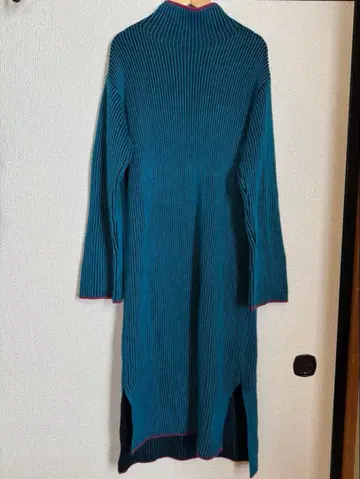 PAGEBOY 스트라이프 리브 니트 원피스