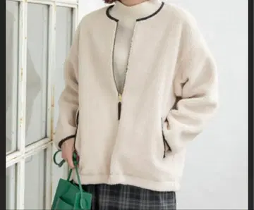 글로벌 워크 보아 자켓 리버서블