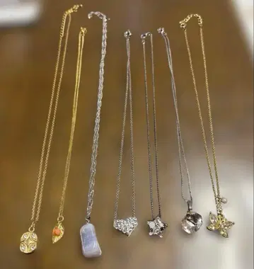 목걸이 세트 골드 실버 7점 세트 37