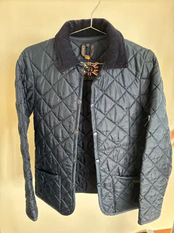 [ 여성용 ] LAVENHAM 퀼팅 자켓 네이비