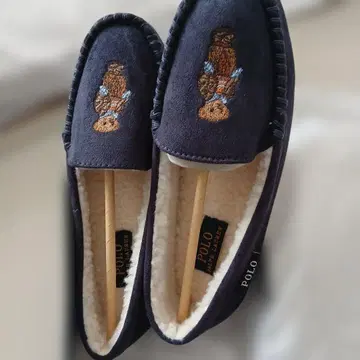 POLO 베어 네이비 모카신