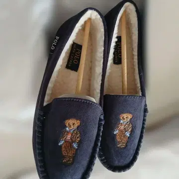 POLO 베어 네이비 모카신