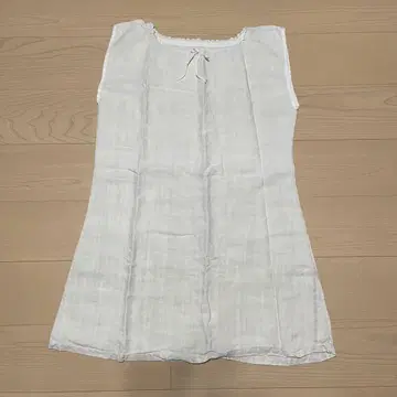 유로 구제 의류 앤티크 린넨 원피스 튜닉