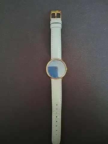 nordgreen 그레이 가죽 손목시계