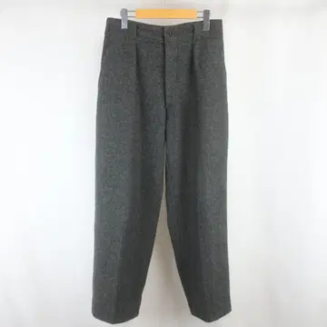 60s VINTAGE 덴마크군 밀리터리 울 턱 드레스 팬츠