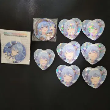 호시마치 스이세이 생일 & 활동 6주년 기념 캔뱃지 7개 세트 덤 2개