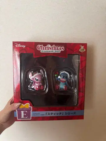 Disney 크리스마스 오너먼트 2023 스티치&엔젤