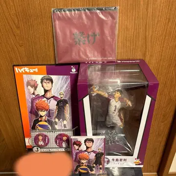 해피 쿠지 하이큐!! 라스트 원 우시지마 와카토시 피규어 하위 세트