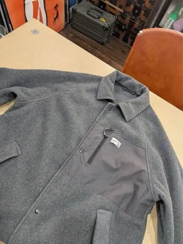 Rokx 그레이 플리스 자켓