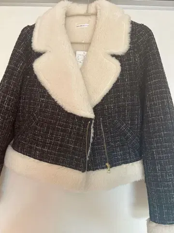 WILLSELECTION 퍼 달린 숏 자켓