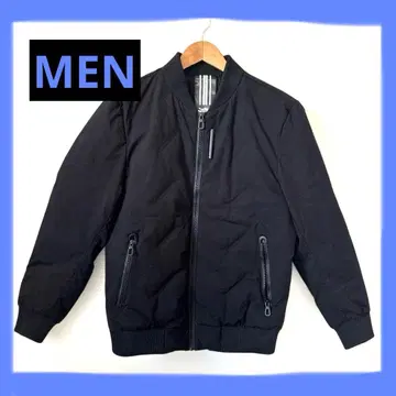 남성용 블랙 점퍼 M 사이즈