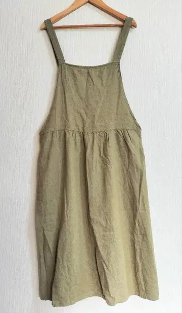 sm2 사만사 모스모스 새상품 성숙 캐주얼 살로펫 롱 원피스 카키 레트로