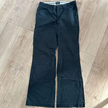 스트레치 팬츠 블랙 바지 블랙 M