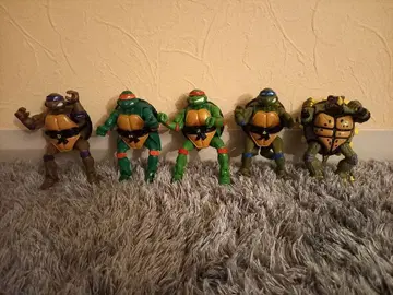 뮤턴트 터틀즈 피규어 5체 세트 1992년