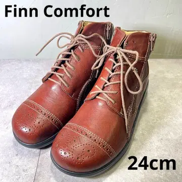 미사용 새상품 Finn Comfort 가죽 하이컷 신발 24cm