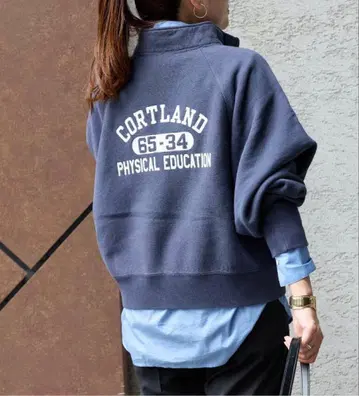 별주 [ CHAMPION/챔피온 ] for JS 하프 지퍼 맨투맨