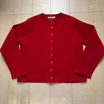 저널 스탠다드 relume 레드 긴팔 가디건