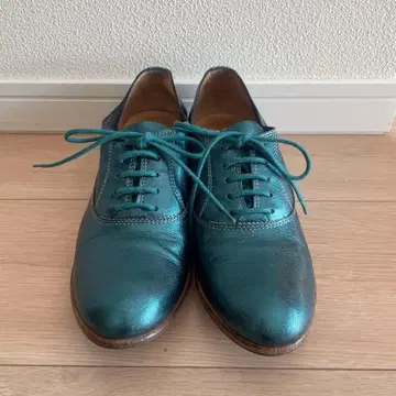 코텔락 청록색 레이스업 슈즈