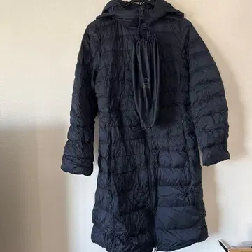 울트라 라이트 롱 다운 UNIQLO 네이비 S