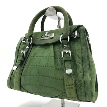 [ 새상품급 ] 카렌 밀렌 핸드백 그린 엠보 가죽