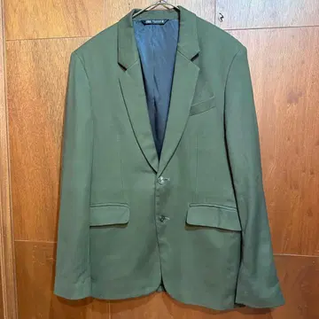 [ ZARA ] 테일러드 자켓 올리브 컬러 2버튼