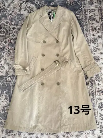로라 애슐리 베이지 트렌치코트 13호