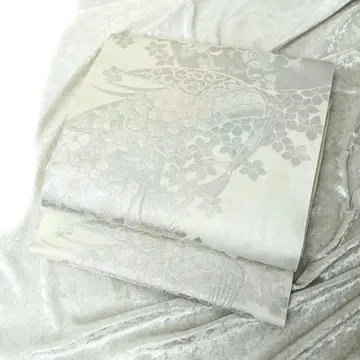 오비 후쿠로 오비 순수 실크 기모노 일본 의류 쇼와 레트로