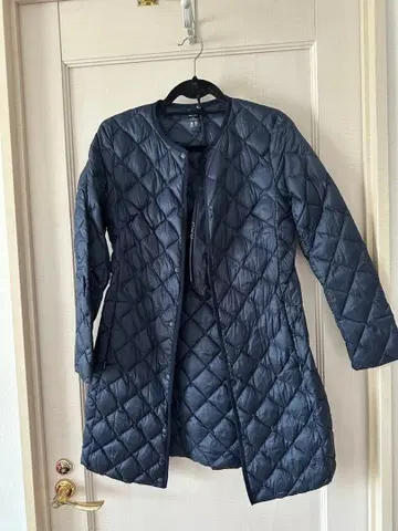 유니클로 네이비 다운 자켓 S