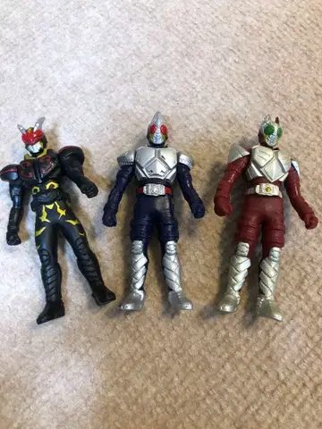 가면라이더 피규어 3체 세트