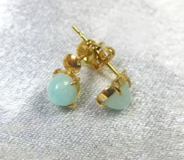 18금 테두리 귀걸이 [ 크리소프레이즈 ] ( 평화, 치유, 신뢰 )