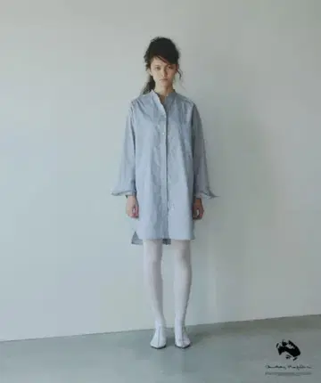 adam et rope 노카라 튜닉 셔츠