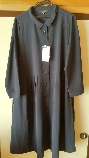 네이비 스트레치 원피스 M 사이즈 빅