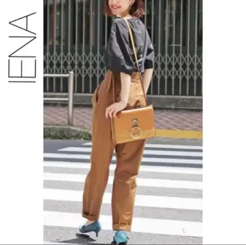 IENA(이에나) 컴팩트 치노 그루카 팬츠 36S 브라운