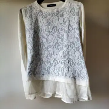 SIMOE LIST 레이스 쉬폰 상의