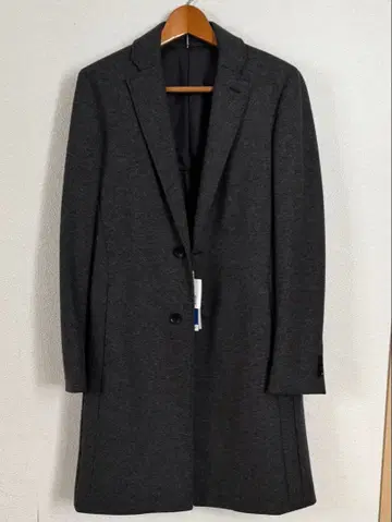 [ 새상품 미사용 ] 다크 그레이 체스터 코트 M 사이즈