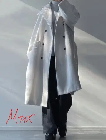 [cussil] 울라이크 루즈 슬리브 트렌치코트/롱 코트