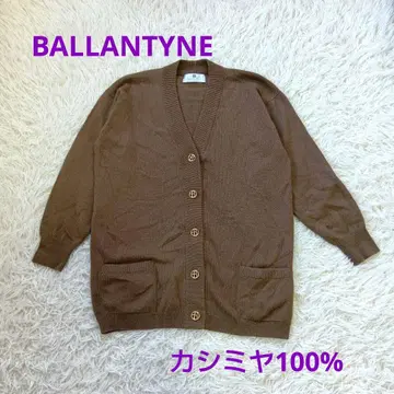 [ 레어 ] BALLANTYNE 캐시미어 100% 가디건 골드 버튼