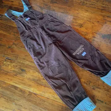 원더풀 월드 코듀로이 오버롤