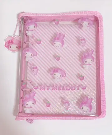 산리오 마이멜로디 클리어 바인더 트레이딩 카드 케이스