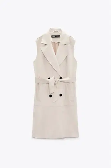 [ 거의 미사용 ] 페이크 스웨이드 더블 브레스트 베스트