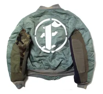 FAF FAKE AS FLOWERS MA-1 플라이트 자켓