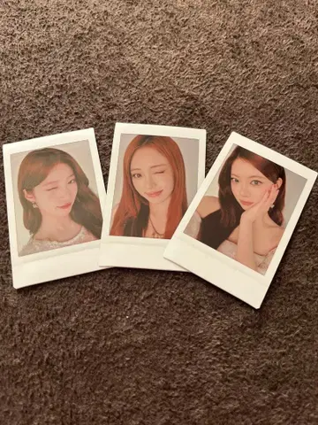 LE SSERAFIM 도쿄 트레이딩 카드 폴라로이드 3장 세트