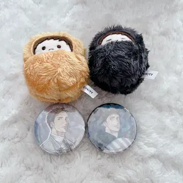 지저귀는 새는 날개치지 않아 효메키 리키 캔뱃지 싸개 타피누이