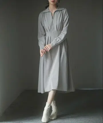 세존드파피용 티셔츠 원단 종아리 기장 원피스