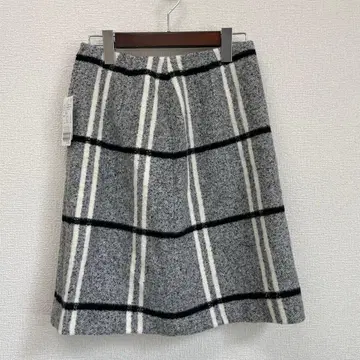[ IENA ] 빅 체크 사다리꼴 스커트