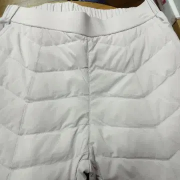 세탁 가능한 다운 팬츠 라이트 그레이 LL 사이즈